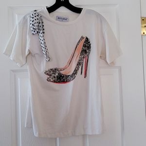Studded stilleto T shirt